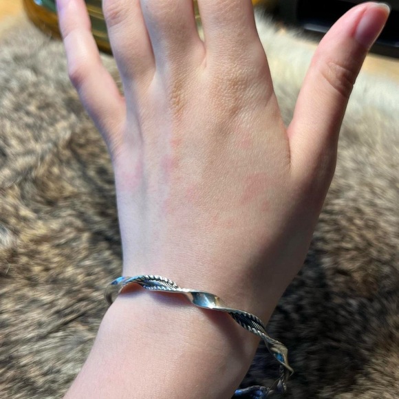 Vintage sterling silver twisted ribbon handle - Picture 3 of 3